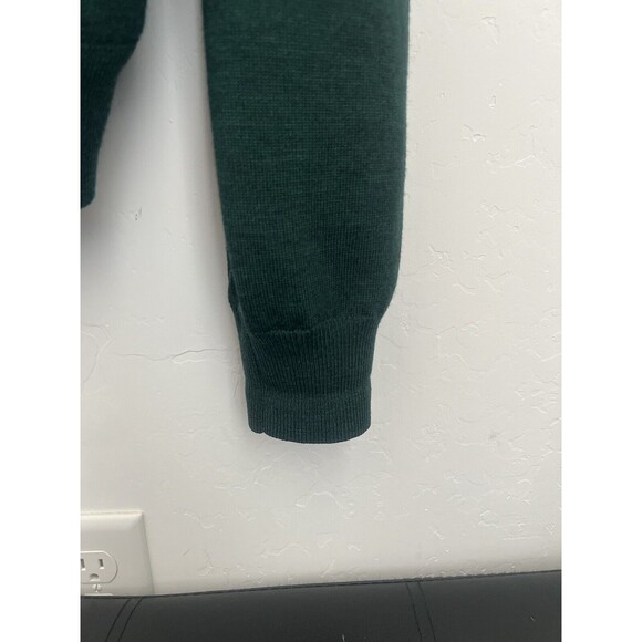 Fairway & Greene Wind Sweater Italian Merino Baruffa Wool LINED 1/4 Zip XL - Picture 10 of 10